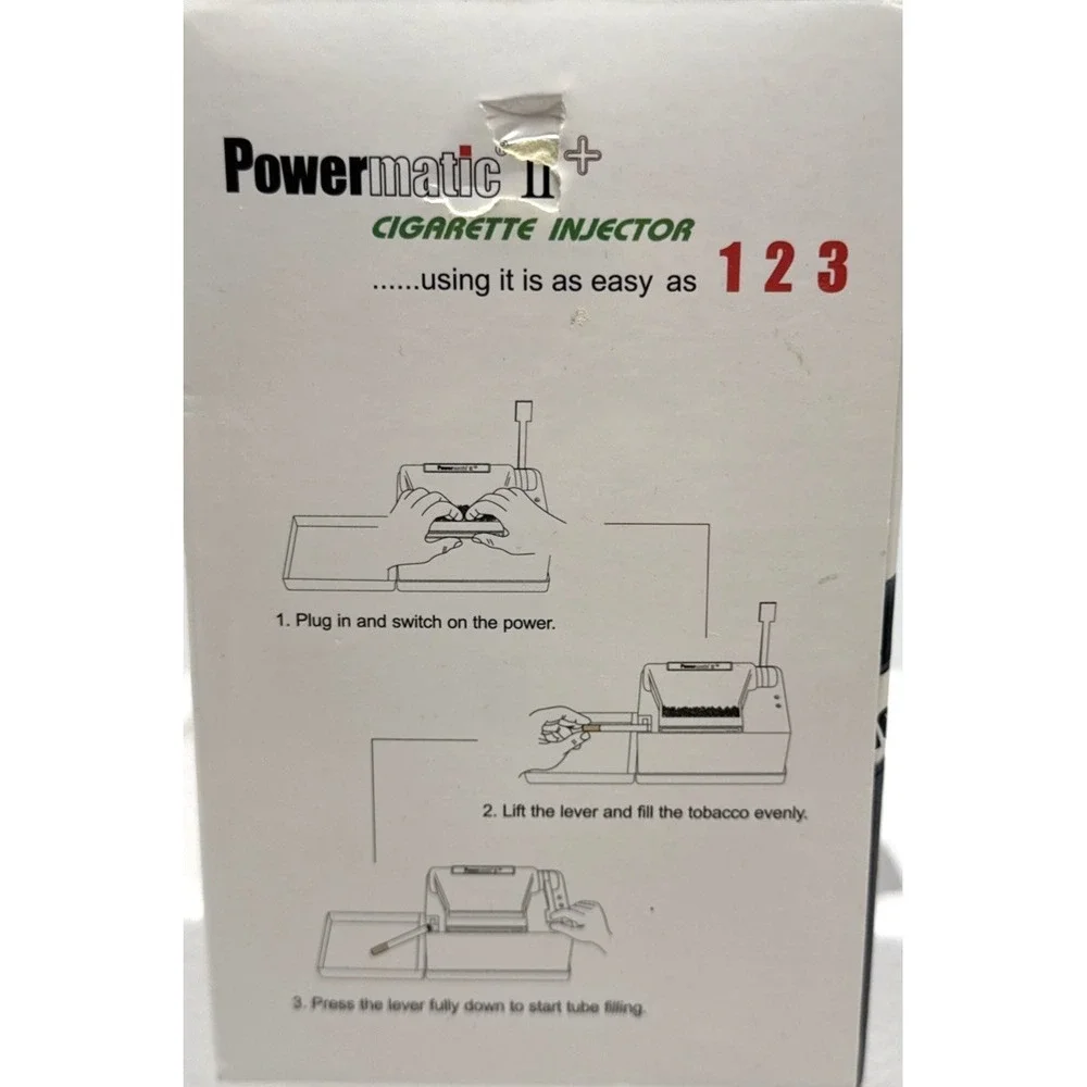 Powermatic 2 + PLUS Electric Injector Machine for Regular and 100mm Cigarette